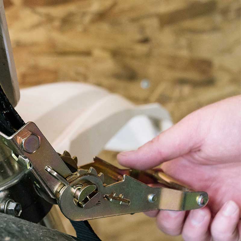 Tali Ratchet Motosikal Mini 1'' X 7' Dengan Cangkuk S