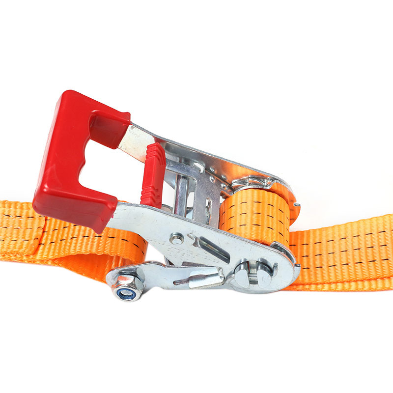 38mm 3t Colorer Zinc Pemegang Standard Ratchet Cargo Lashing Strap
