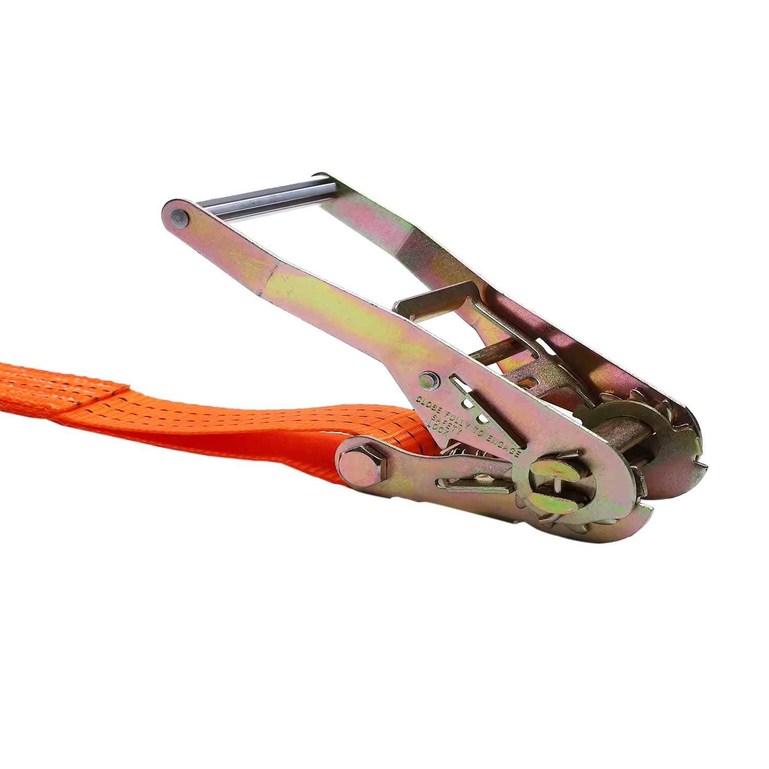 38mm 3t Colorer Zinc Pemegang Standard Ratchet Cargo Lashing Strap