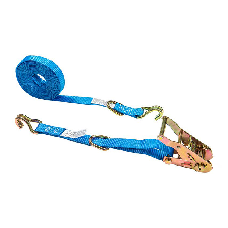 Logo Tersuai 1'' X 15' Tali Ratchet dengan J-Hook Dan D-Ring