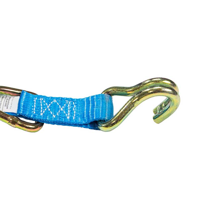Logo Tersuai 1'' X 15' Tali Ratchet dengan J-Hook Dan D-Ring