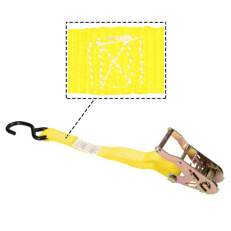 Penyesuaian Kilang 1'' X 15' Tali Sabuk Kargo Lori dengan S-Hook