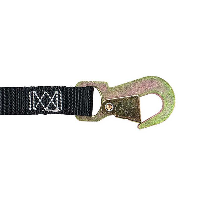 Tali Gancu Ratchet Poliester 1'' X 6' dengan Cangkuk Snap Rata