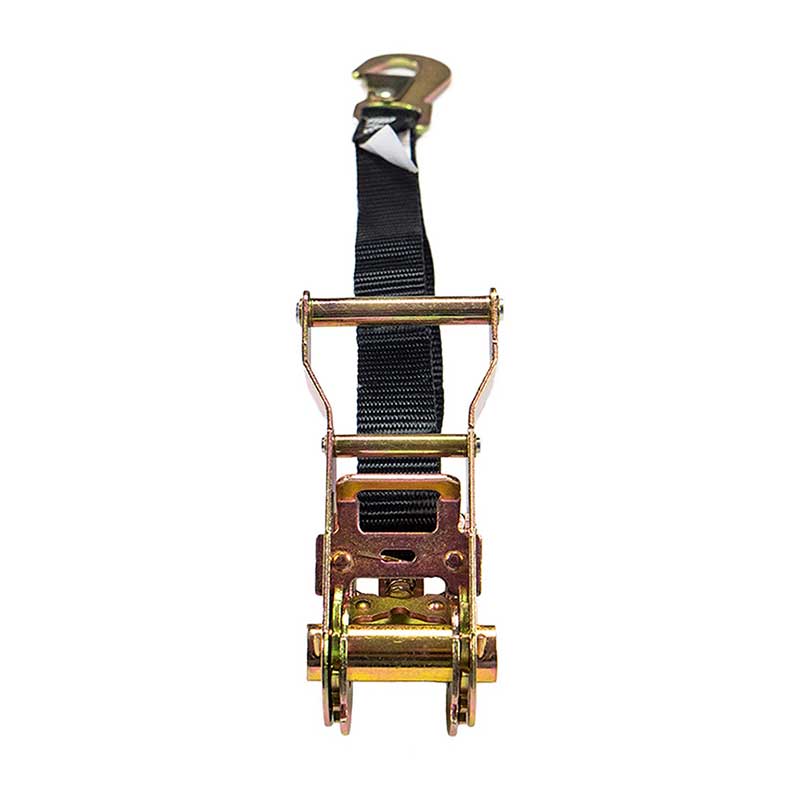 Tali Gancu Ratchet Poliester 1'' X 6' dengan Cangkuk Snap Rata