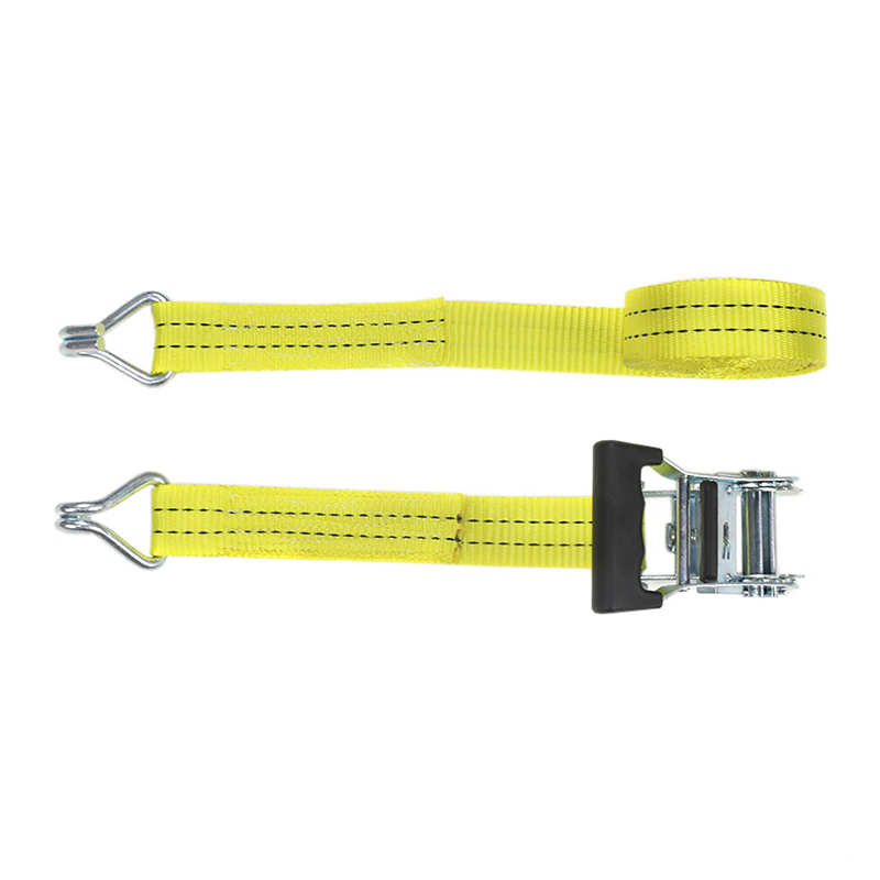 Tali Ratchet Pemegang Bersalut Getah 35mm 2t untuk Pengangkutan Kargo