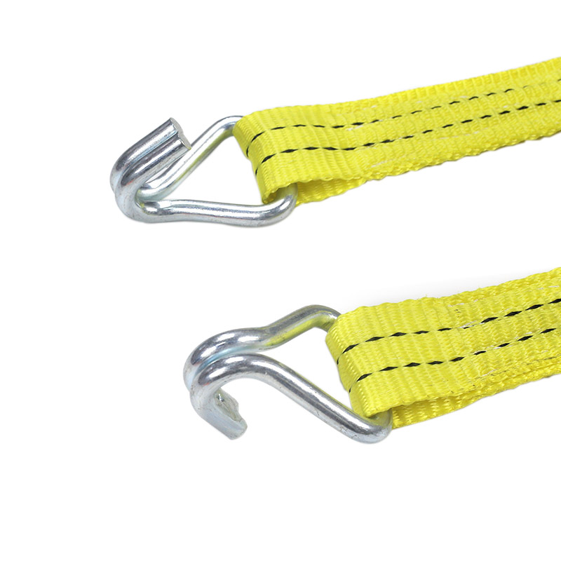 Tali Ratchet Pemegang Bersalut Getah 35mm 2t untuk Pengangkutan Kargo
