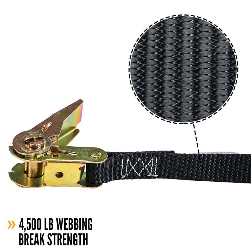 Tali Ratchet Tak Berpenghujung Hitam 1 X 10'