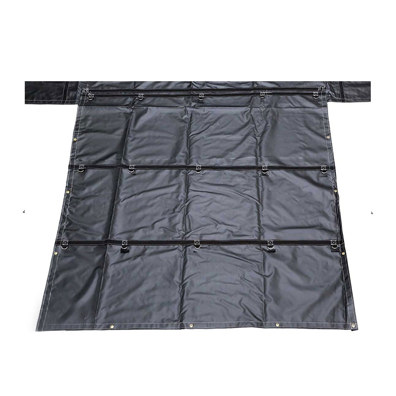 Tarp Lori Kayu pelindung tugas berat 18 Oz