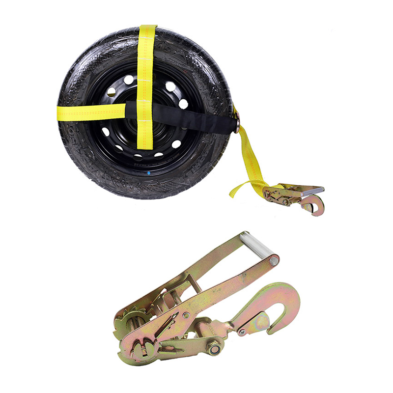 Roda Tayar 2INCH Boleh Laras Diikat Dengan Cincin Cangkuk D