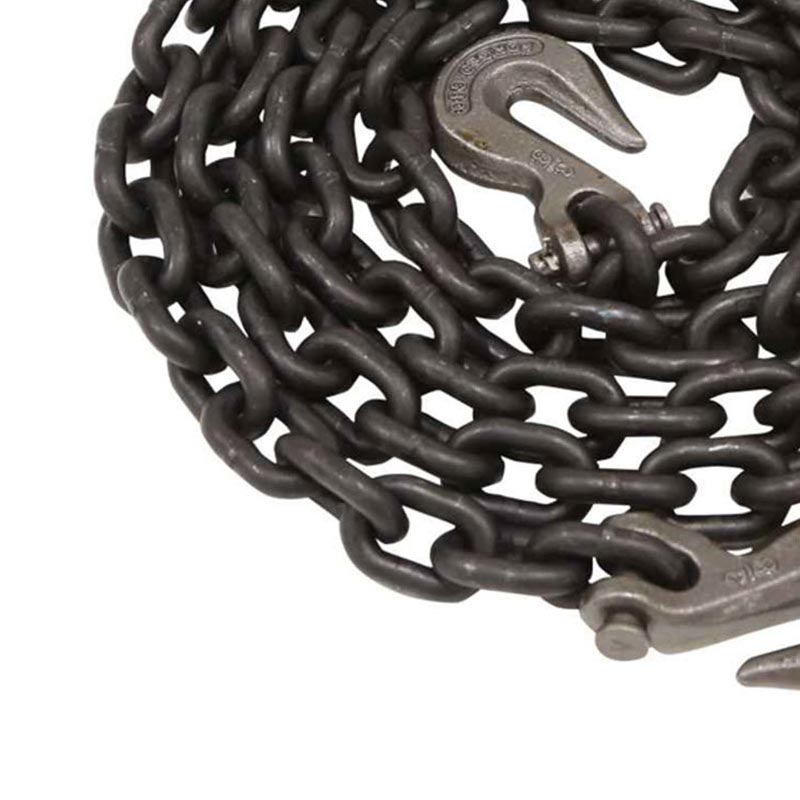 The 12 Tie Down Chain Assembly W Clevis Grab Hooks - Gred 80