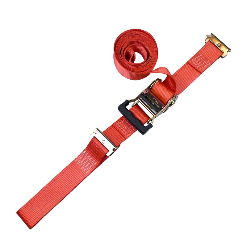 Tali Ratchet E-Track Tie-Down Ratchet Cap Jari Merah 2'' X 12'