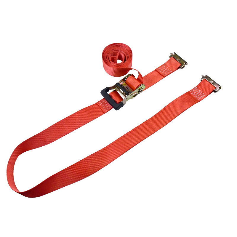Tali Ratchet E-Track Tie-Down Ratchet Cap Jari Merah 2'' X 12'