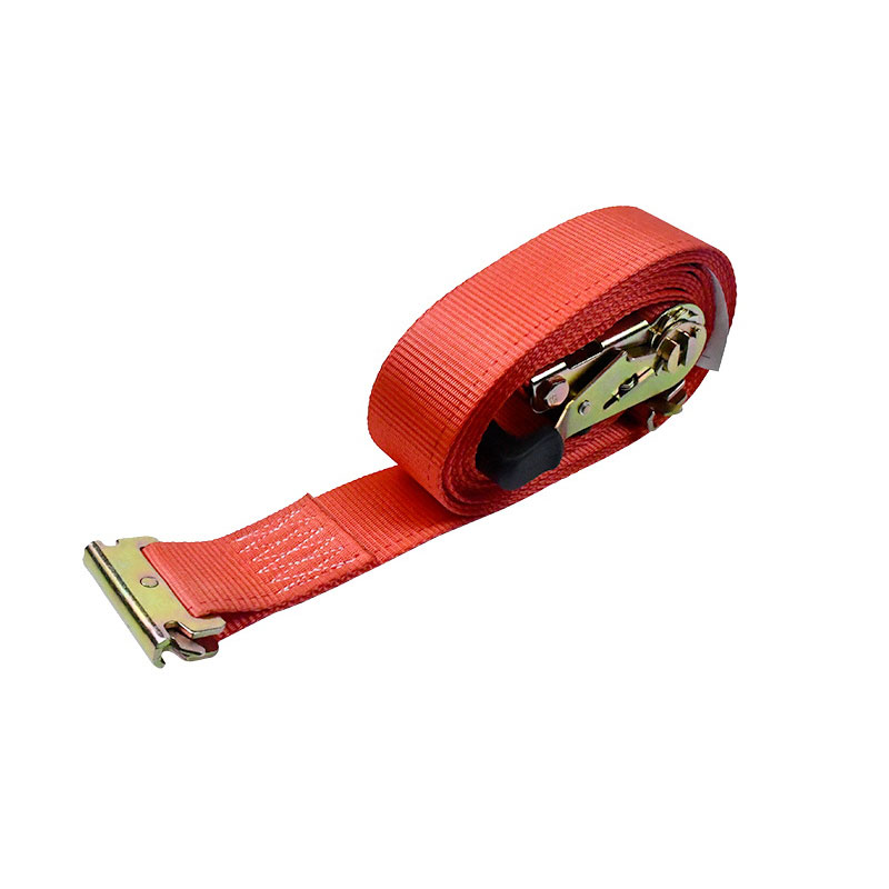 Tali Ratchet E-Track Tie-Down Ratchet Cap Jari Merah 2'' X 12'