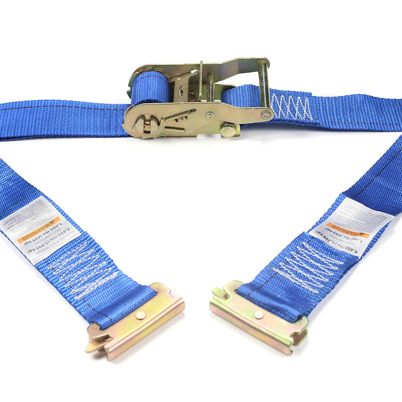 Tali Ratchet E-Track 2-inci (Biru)