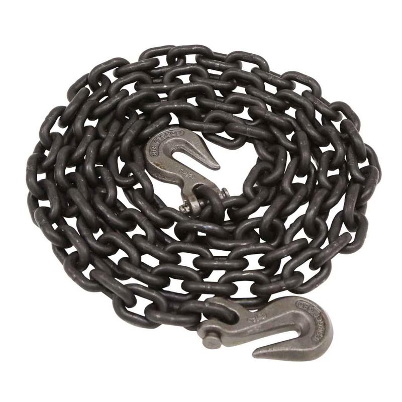 The 516 Tie Down Chain Assembly W Clevis Grab Hooks - Gred 80